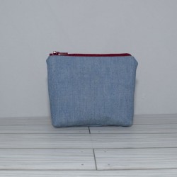 Coin Pouch, Light Denim