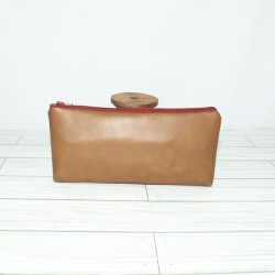 Pencil Pouch, Caramel