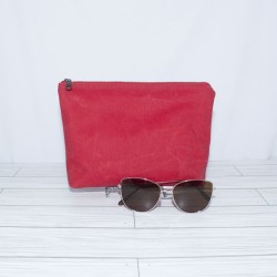 Kellie Pouch : Red Waxed