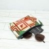 Everyday Pouch, Green African Print