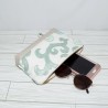 Kellie Wristlet, White print