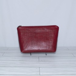 Kellie, Red snake print leather