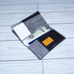 Card Case, Black Check