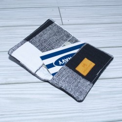 Card Case, Black Check