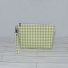 Kellie Wristlet, Green Gingham