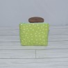 Coin Pouch, Monotone Dot / Kiwi