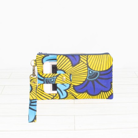 Phone Wristlet: Ankara Floral