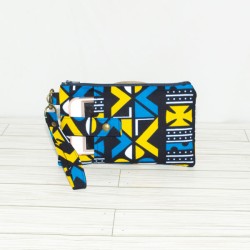 Phone Wristlet: Samakaka Ankara