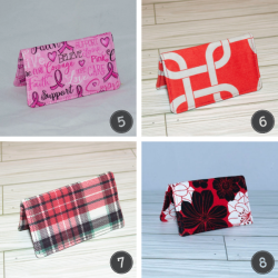 Card Case : Reds & Pinks