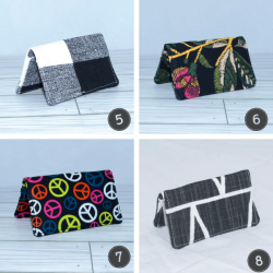 Card Case : Browns, Blacks & Grays