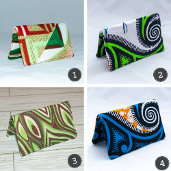 Card Case : Green, Blue & Purples