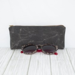 Pencil Pouch : Waxed Canvas