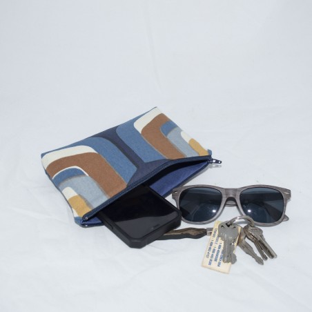 Everyday Pouch : Blue Damask