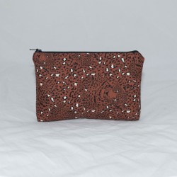 Everyday Pouch : Terracotta Hidden Cheetah