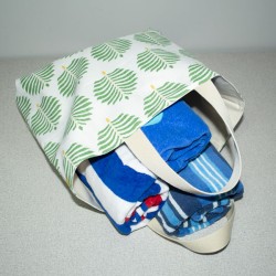 Beach Tote : Palm Porcelain