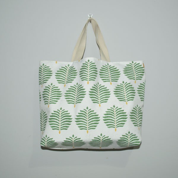 Beach Tote : Palm Porcelain