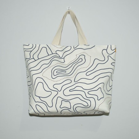 Beach Tote : Topography Map