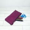 Pencil Pouch : Waxed Canvas