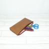 Pencil Pouch : Faux Leather