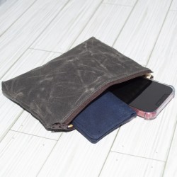 Everyday Pouch : Waxed Canvas