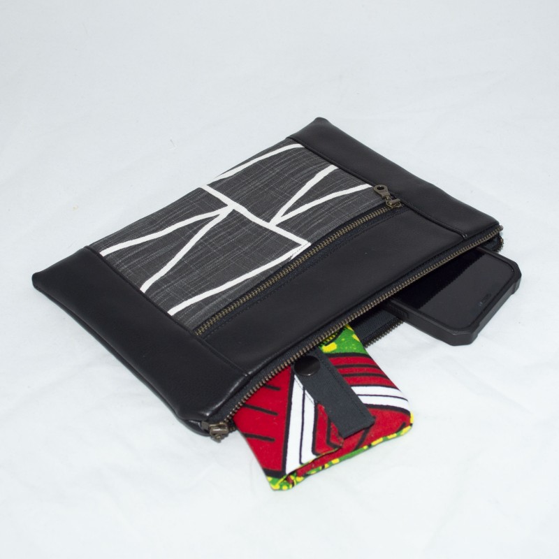 June Clutch, Black/Terrain