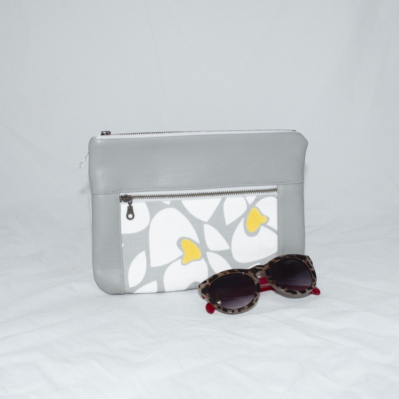 June Clutch, Grey / Helen