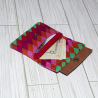 Mia Wallet(mini) : Red Geo Print