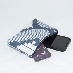 Everyday Pouch, Andes Zig Zag Navy