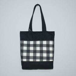 Tate Tote, Black Check