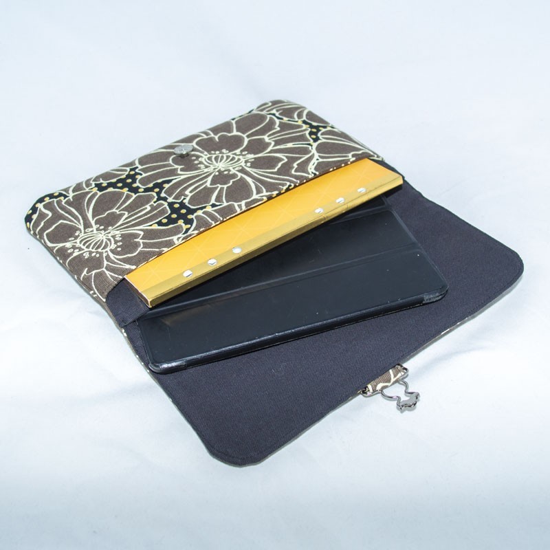 Jillian Tablet Case, Brown Floral