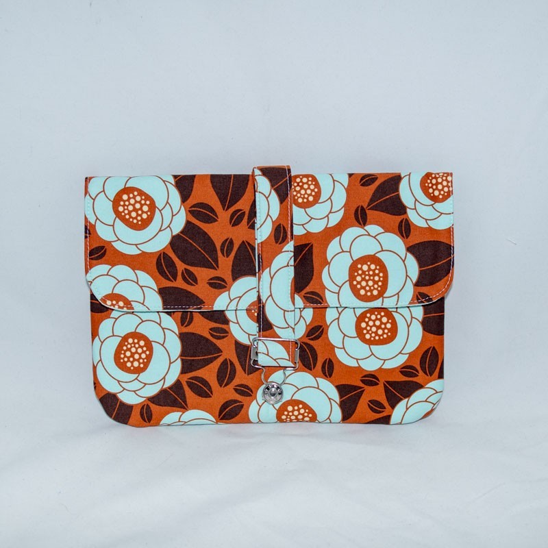 Jillian Tablet Case, Ginseng Bloom Rust