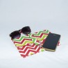 Jillian Tablet Case, Zoom Zoom Lipstick/Chartreuse