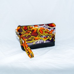 Kellie Wristlet : Snake Brights