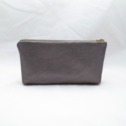 Shimmer Pouch, Pewter