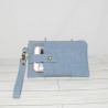 Phone Wristlet: Denim