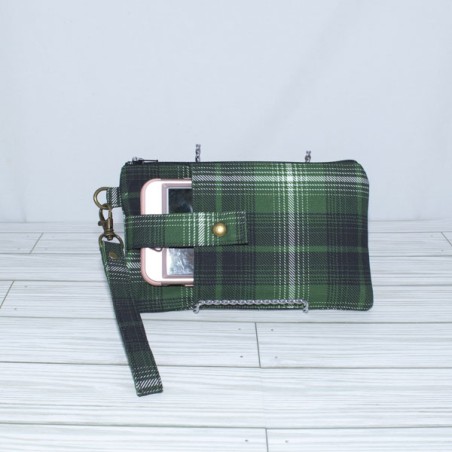 Phone Wristlet: Plaid