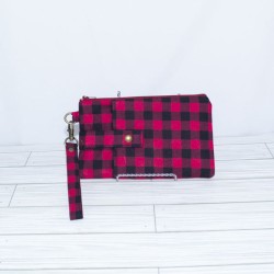 Phone Wristlet: Plaid