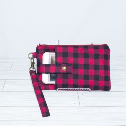 Phone Wristlet: Plaid