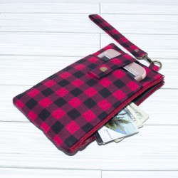 Phone Wristlet: Plaid
