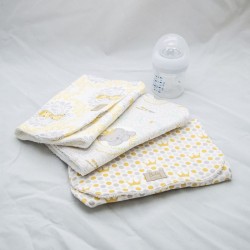 Burp cloth : Crowned