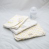 Burp cloth : Crowned