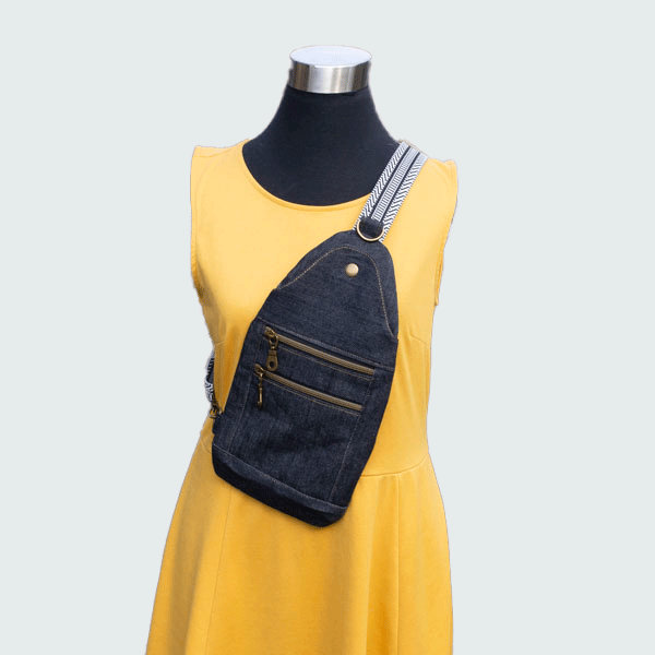 Fielder Sling Pouch: Dark Denim