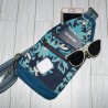 Fielder Sling Pouch: Blue Mosaic + Floral