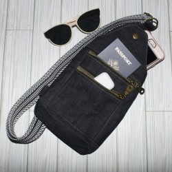 Fielder Sling Pouch: Dark Denim