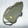 Fielder Sling Pouch: Olive + Natural Canvas
