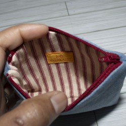 Coin Pouch : Light Denim