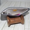 Pencil Pouch, Pewter Shimmer