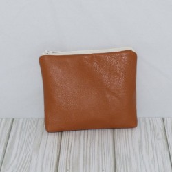 Coin Pouch, Rust Leather