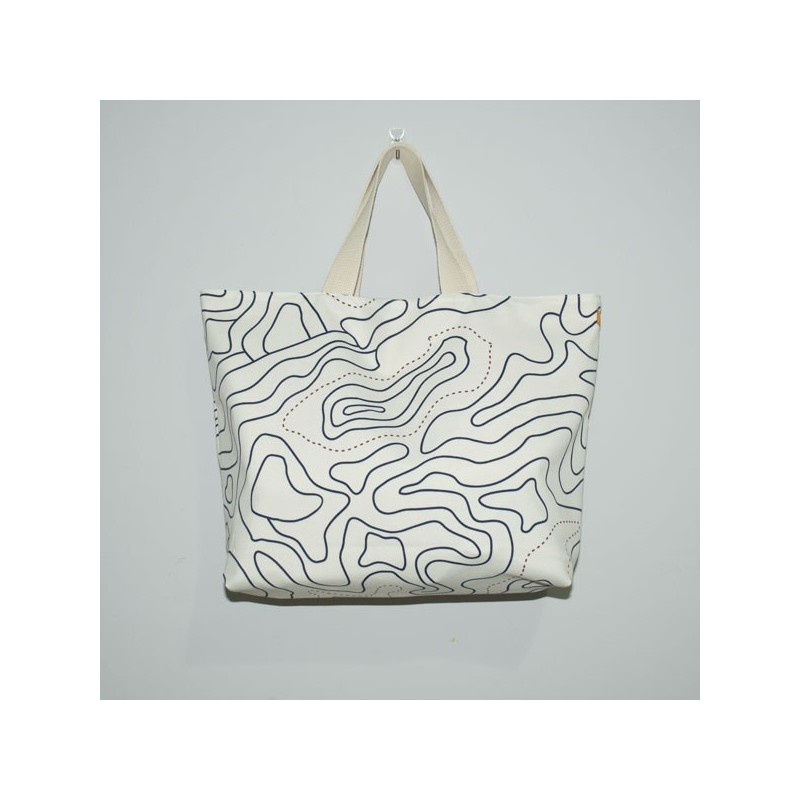 Everyday Tote, Topography Map