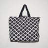 Everyday Tote, Black Fish Scale